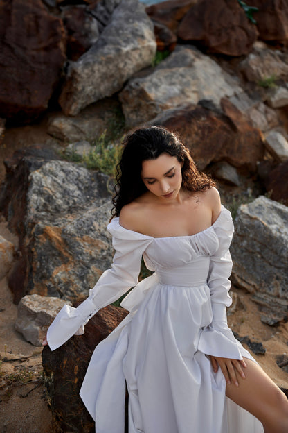 Long cotton dress