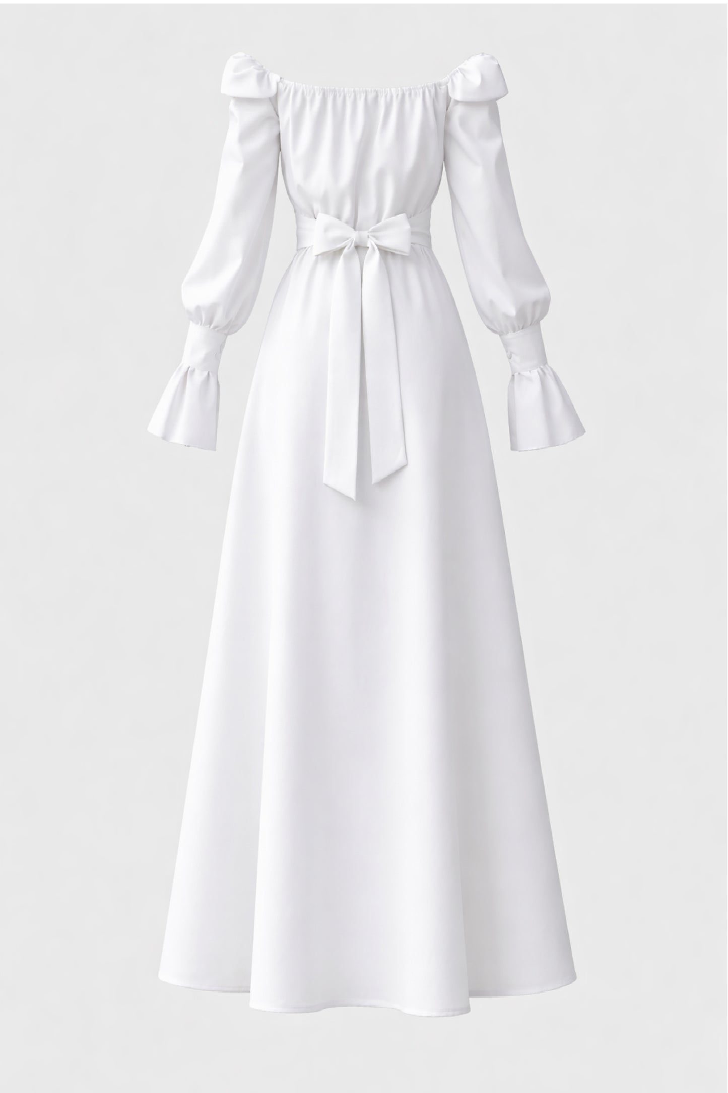 Vestido largo de algodón “Esencia”