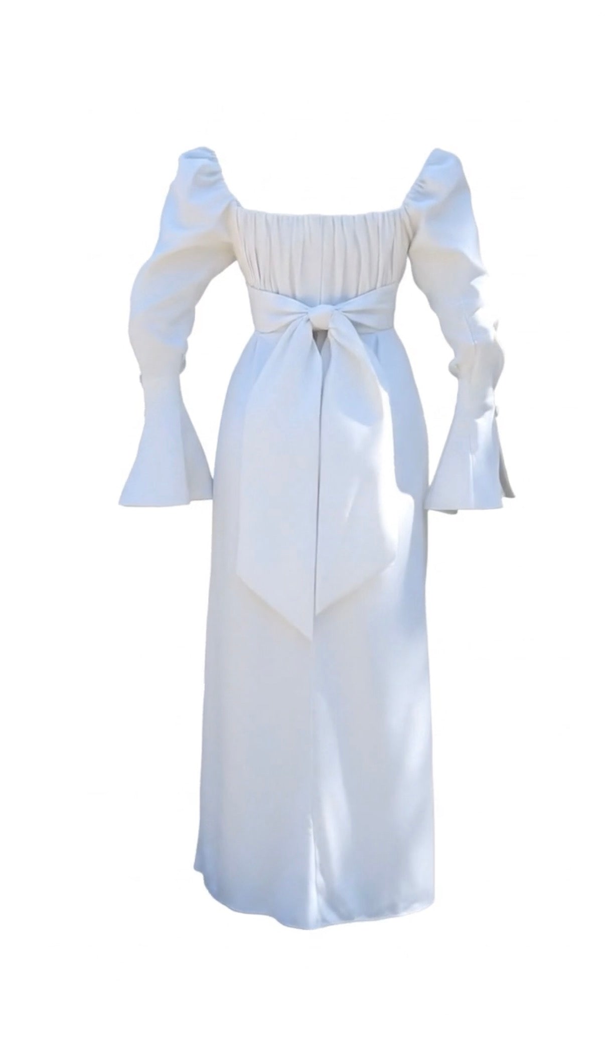 Vestido largo de algodón “Esencia”