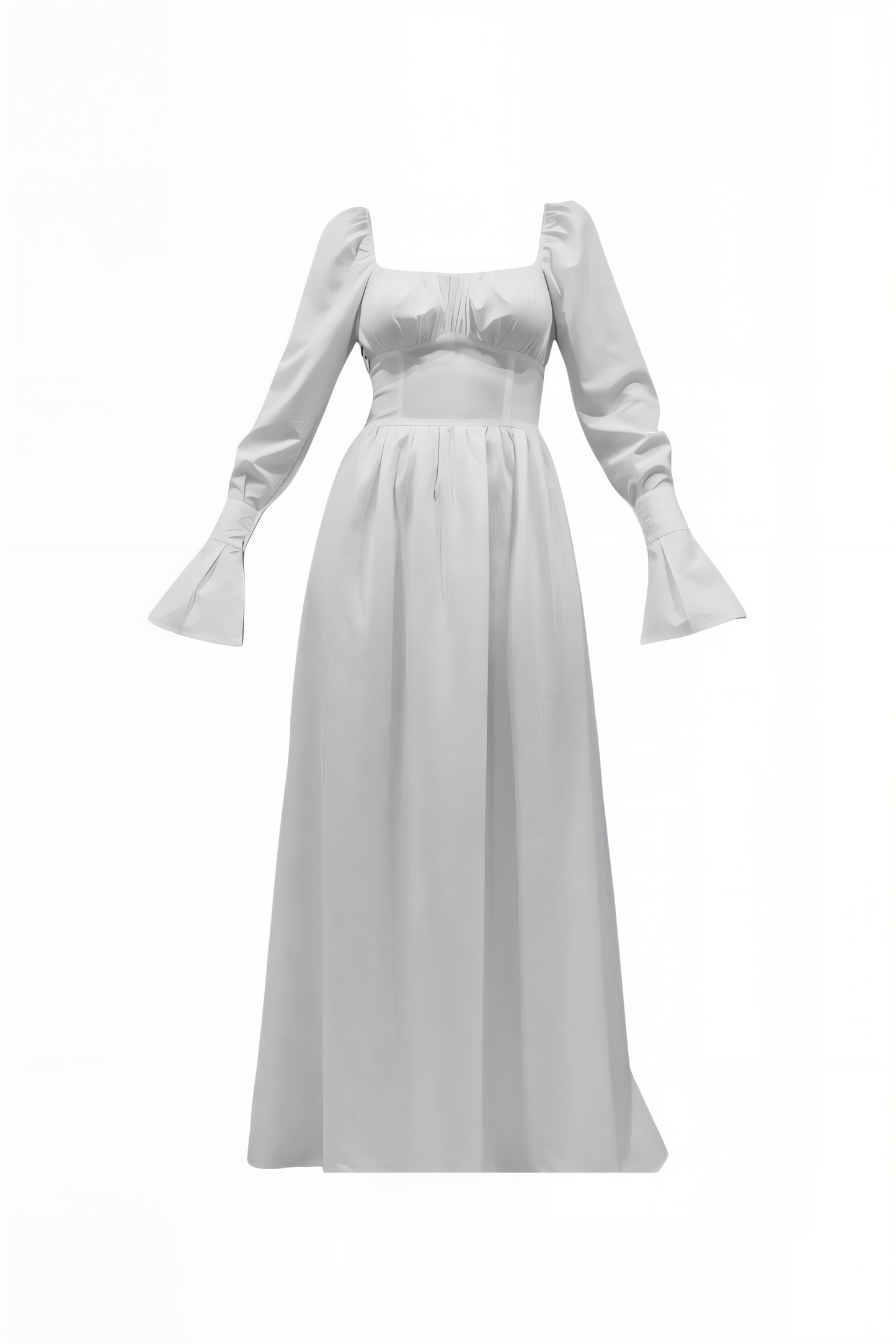 Vestido largo de algodón “Esencia”