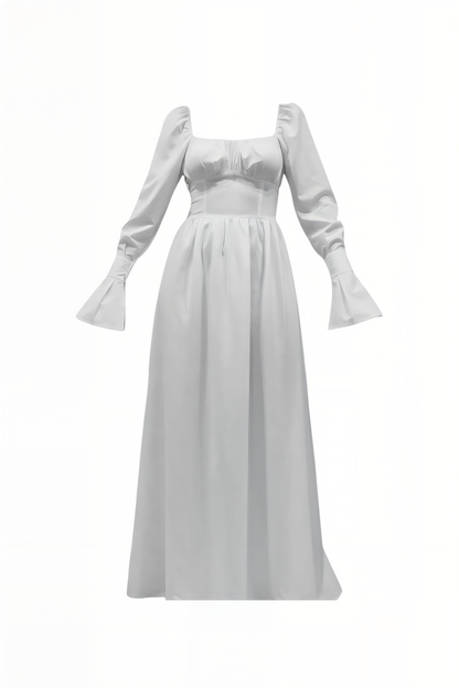 Vestido largo de algodón “Esencia”